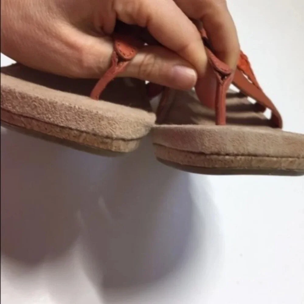 UGG Maddie Wedge Sandal Rust Orange 9 NWOB